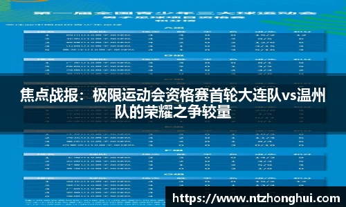 焦点战报：极限运动会资格赛首轮大连队vs温州队的荣耀之争较量